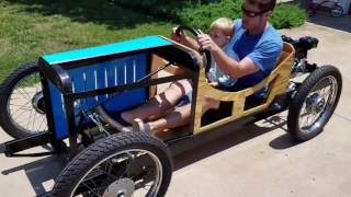 Amilcar cyclekart first test drive. #becausecyclekart