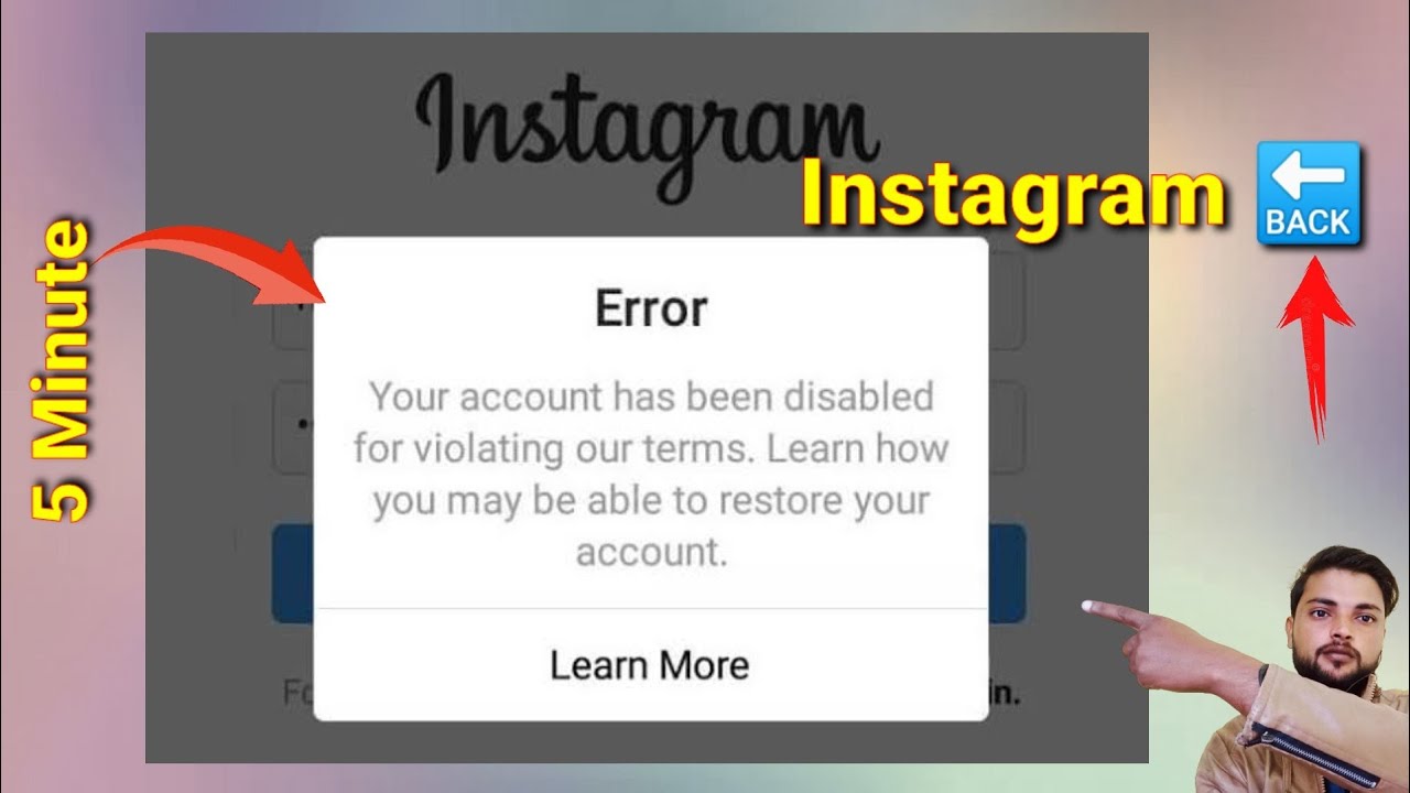 How To Recover Disabled Instagram Account | How To Get Back Disabled ...