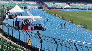 100mts men heats at district meet held at nehru stadium on 2202/25