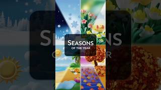 Snow Cold! ☃️ Sun Hot! ☀️ Fun All Seasons! 🍁🌸#shorts #seasons #kidsvideo