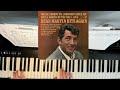 you re nobody til somebody loves you dean martin piano