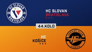 44.kolo HC Slovan Bratislava - HC Košice HIGHLIGHTS