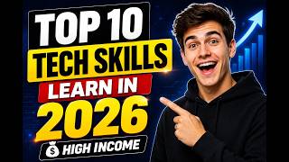Top 10 Tech Skills to Learn in 2026 🚀 | Future IT Skills That Pay Well