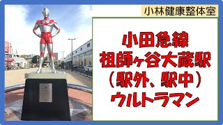 【小田急線祖師ヶ谷大蔵駅】ウルトラマン