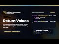 Return Values Explained | FullStack Masterclass JavaScript Course