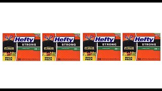 Hefty Strong Lawn \u0026 Leaf Large Garbage Bags - 39 Gallon, 38 Count (Fоur Paсk) - Overview