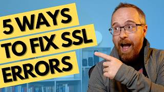 How to fix “Not Secure" to "https secure" website (SSL errors)
