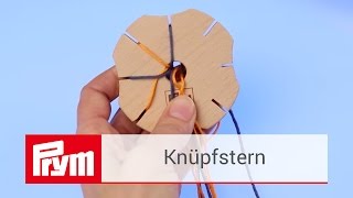 Armbänder knüpfen mit dem Knüpfstern von Prym | Knüpfstern aus Holz