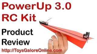 Powerup 3.0 RC Kit Review | Smartphone Controlled Paper Airplane By PowerUp Toys