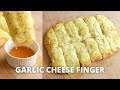 NO MIXER! Garlic cheese finger + honey dip!