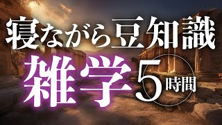 【睡眠導入】寝ながら豆知識雑学5時間【合成音声】