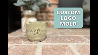 Custom Logo Candle Jar Molds - Canadian Silicone Molds