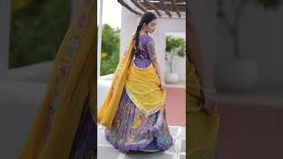 Kalamkari Lehenga Choli For Navaratri | Shop Now | Lehenga Choli | Zhilux Collection