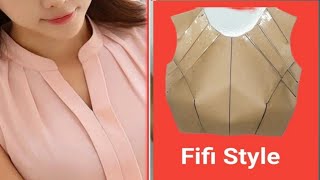 FIFI STYLE : HOW TO MAKE A PATTERN CUTTING AND STITCHING|  @FIFISTYLE #jt165