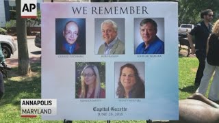 Memorial held for 5 Capital Gazette employees