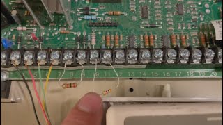 Honeywell Vista 15P / 20P - Change Resisters from 2K(Default) to 3K