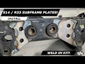 Gktech S14 S15 R33 R34 Subframe Weld In Reinforcement Plates - Install