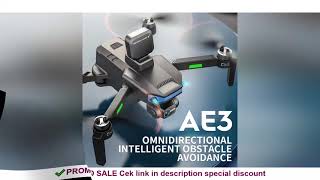 AE3 PRO Max GPS Drone 4K HD Dual Camera 5GHz Wifi FPV 3-Axis Gimbal 5KM Professional Radar RC Obstac