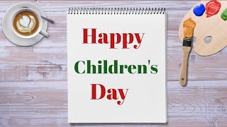 Children's day Drawing / Children's day special drawing / Children's day poster /
