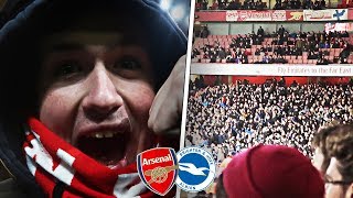 LIMBS & SCENES! - ARSENAL 1 - 2 BRIGHTON - *AWAY END VAR CARNAGE*