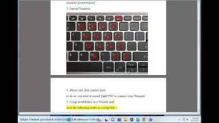 Use Emulate Numpad on keyboard in Windows