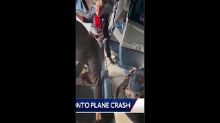 Passengers escape after Delta plane crashes, flips