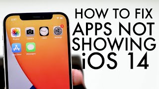 How To FIX iOS Apps Not Showing App! (FaceTime, iMessage, Settings, Etc)