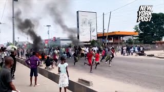 Locals gather in Congo capital to protest Rwanda-backed rebel group M23