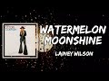 Lainey Wilson - Watermelon Moonshine (Lyrics)