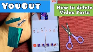 how to delete or remove a part of the video you don't want with YouCut Video Editor