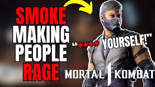 Making People RAGE Using SMOKE In Kombat League! - Mortal Kombat 1 - Smoke Gameplay