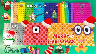 Making Numberblocks learning counting 0-100-200  merry Christmas Full episodes from Numberblocks toy