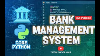 Bank Management System in Python | Core Python Project for Beginners