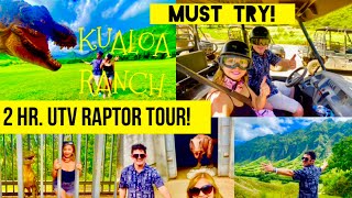 KUALOA RANCH|2 HR. UTV RAPTOR TOUR|RUBY WONDERS💛