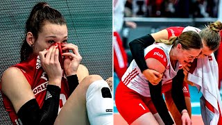 Heartbreaking Volleyball Moments | Injuries  | HeadShots | Victory & Loss