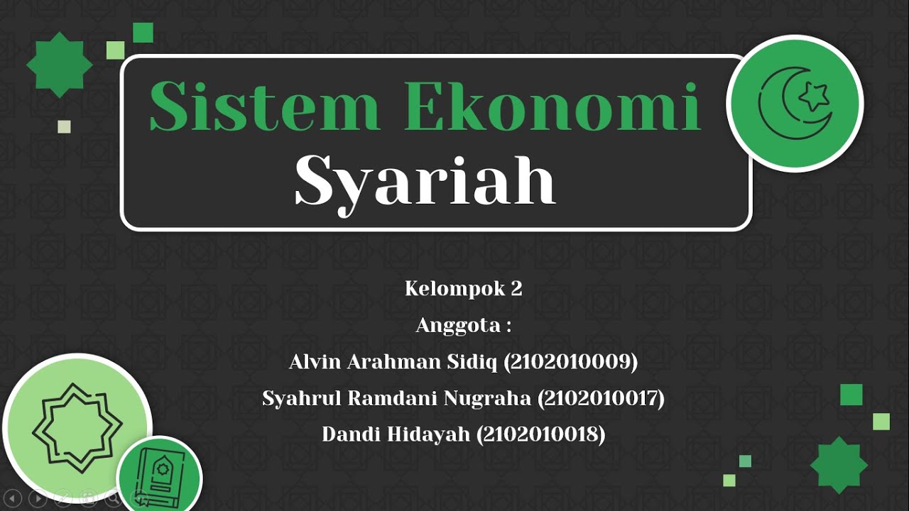 Sistem Ekonomi Syariah - Kelompok 2 - YouTube