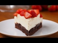 Strawberry Brownie Cheesecake