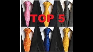 TOP 5 Best Selling Men's Ties on Amazon! 2018