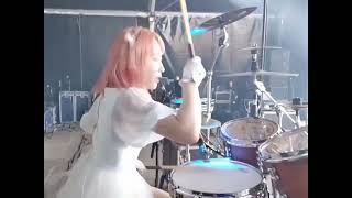 💛Haruna. LOVEBITES perform at 'Resurrection Fest' (Viveiro, Spain, June 29, 2024)