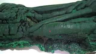 Stunning Columns of Malachite from Congo