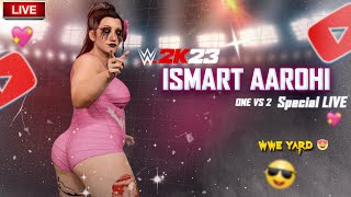 Ismart Aarohi VS Roman \u0026 Hulk Hogan 02 🔥 WWE Yard 🔥 23 Jan 2025