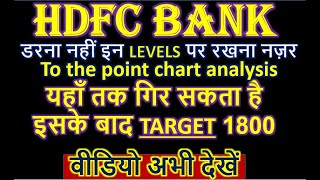 HDFC BANK SHARE LATEST NEWS TODAY | HDFC BANK SHARE PRICE | HDFC BANK SHARE TARGET | HDFC BANK SHARE