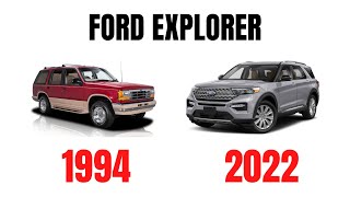 Ford Explorer - (Evolution 1990 - 2022)
