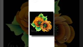 🌟🟡 Unbelievable! Get Ready to Be Amazed by this Golden Flower Painting!