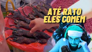 SMZINHO REAGE: A ASSUSTADOR MERCADO DE CARNE DA ÁSIA | REACT