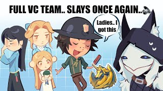 FULL VC TEAM…WE SLAY ONCE AGAIN🔈 #identityv #idv