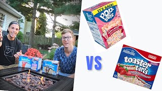 Strawberry Milkshake Pop-Tarts VS Aldi Toaster Tarts