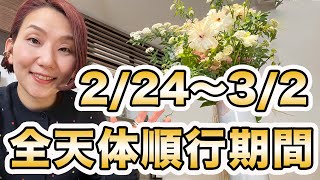 【週間運勢】2025年 2月24日〜3月2日 / 全天体順行期間🌈✨ スムーズに進む時❗️【西洋占星術 | トートタロット | マヤ暦】