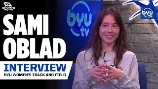 Sami Oblad talks setting a new all time school record in the 400m sprint on BYUSN