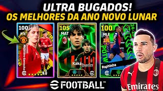 ULTRA BUGADOS! OS MELHORES DA ANO NOVO LUNAR NO EFOOTBALL 2025 MOBILE, TREINOS POTENCIALIZADORES